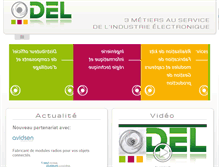 Tablet Screenshot of del.fr